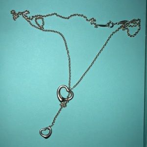 Open heart Tiffany & Co. silver necklace